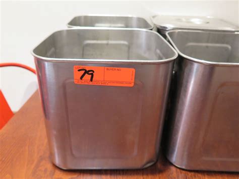 stainless steel square containers